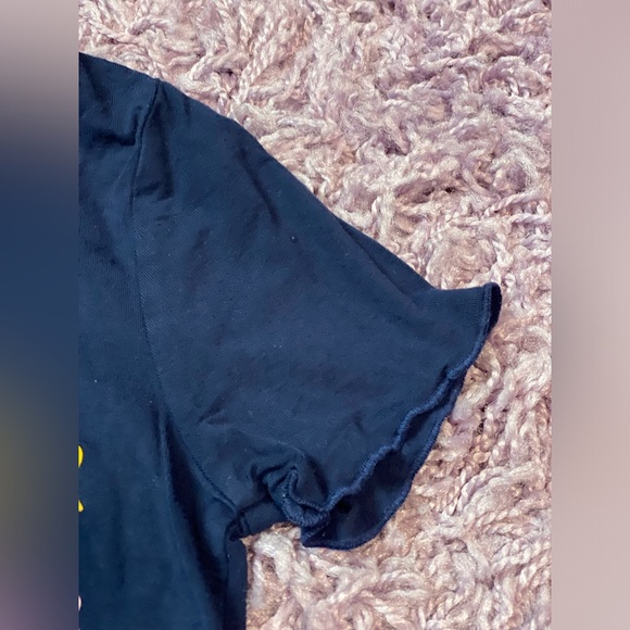 Buttery soft lettuce edging girls shirt size M 7/8 - Picture 6 of 12